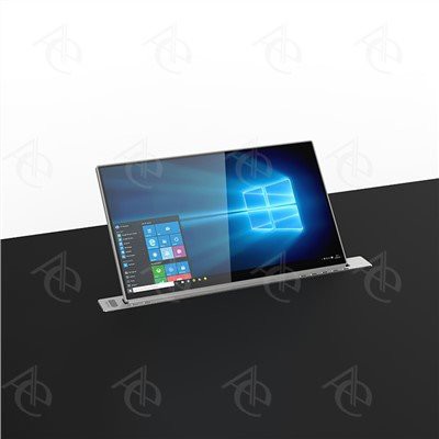 좁은 패널로 설계된 15인치 전동 개폐식 초소형 베젤 모니터